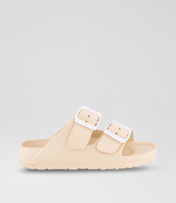 Double Buckle Toddler Bone Eva Sandals