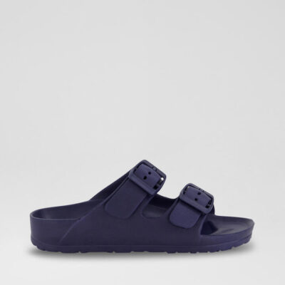 Double Buckle Toddler Navy Eva Sandals