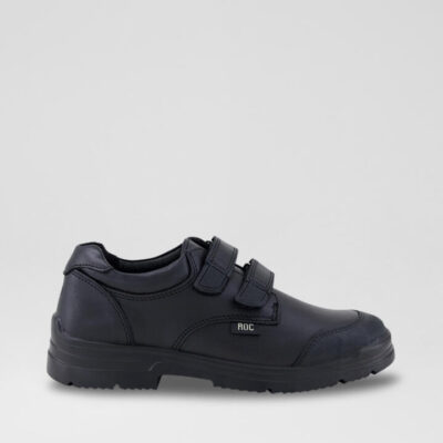 Rapp Junior Black Leather Flat Shoes