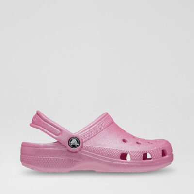 Classic Glitter Toddler Pink Tweed Eva Sandals