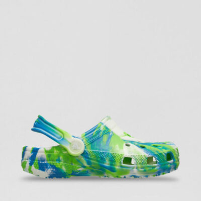 Classic Glow Marbled Toddler Prep Blue Multi Eva Clogs