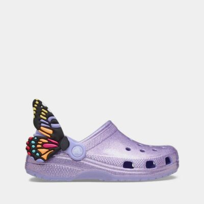 Iam Butterfly Clog Junior Purple Eva Sandals