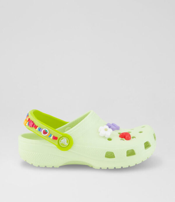 Friendship Clog Junior Green Floral Eva Sandals