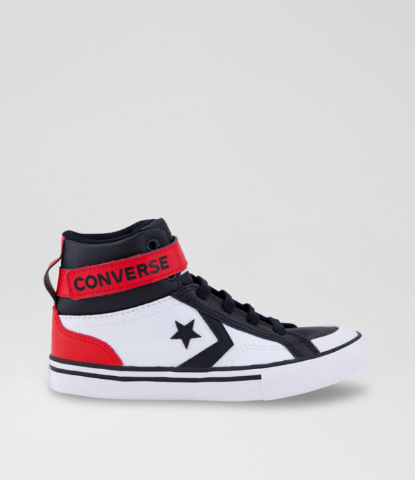 Pro Blaze Junior Red White Leather Sneakers