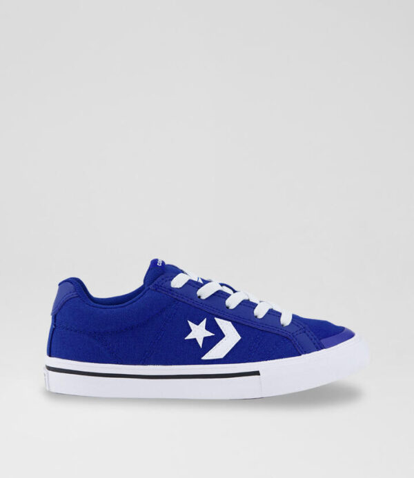 Sport Casual Junior Blue White Canvas Sneakers