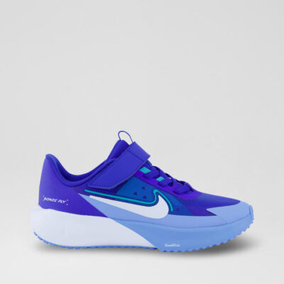 Sonic Fly Junior White Blue Fabric Sneakers