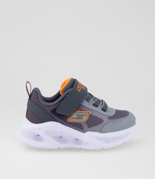 Meteor Lights Toddler Grey White Sneakers
