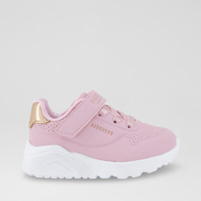 Uno Lite Toddler Pink Shimmer Fabric Sneakers