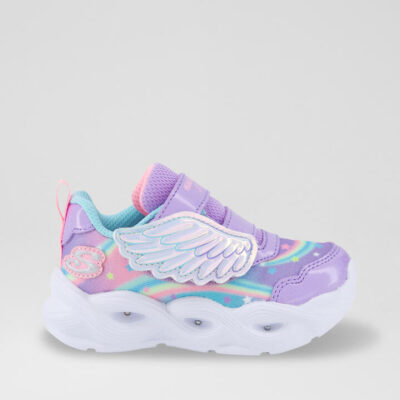 Twisty Glow Toddler Purple Rainbow Sneakers