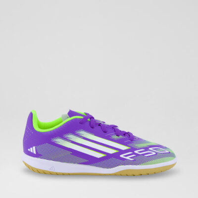 F50 Junior Purple Yellow Fabric Sneakers