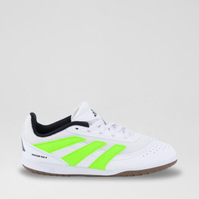 Predator Club Junior White Yellow Leather Sneakers