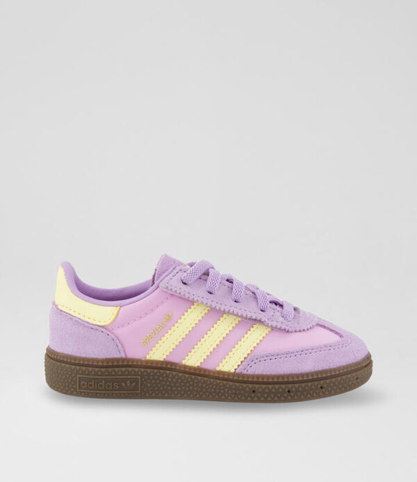 Handball Spezial Toddler Purple Yellow Suede Sneakers