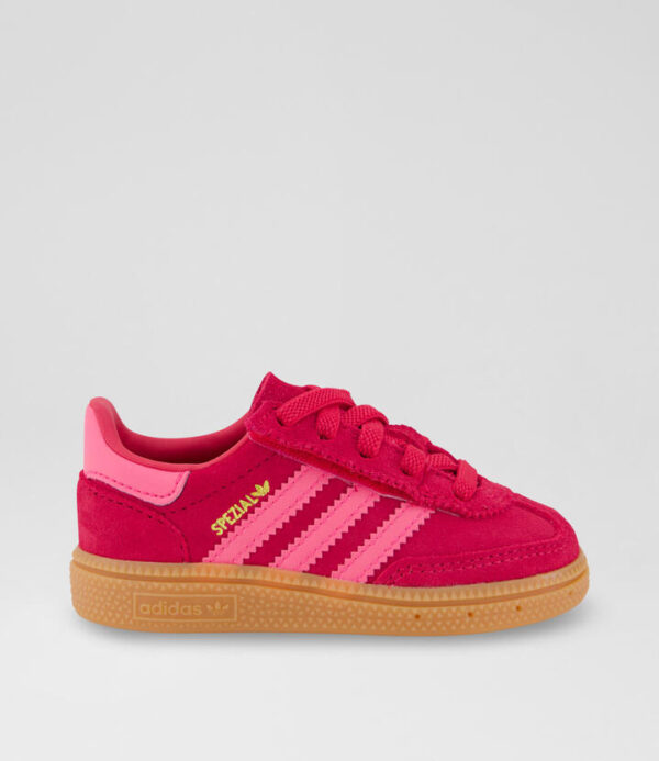 Handball Spezial Toddler Red Pink Suede Sneakers