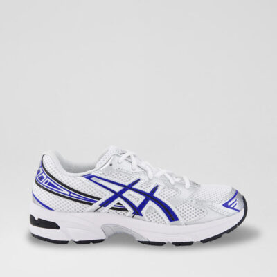 Gel 1130 Youth White Blue Fabric Sneakers