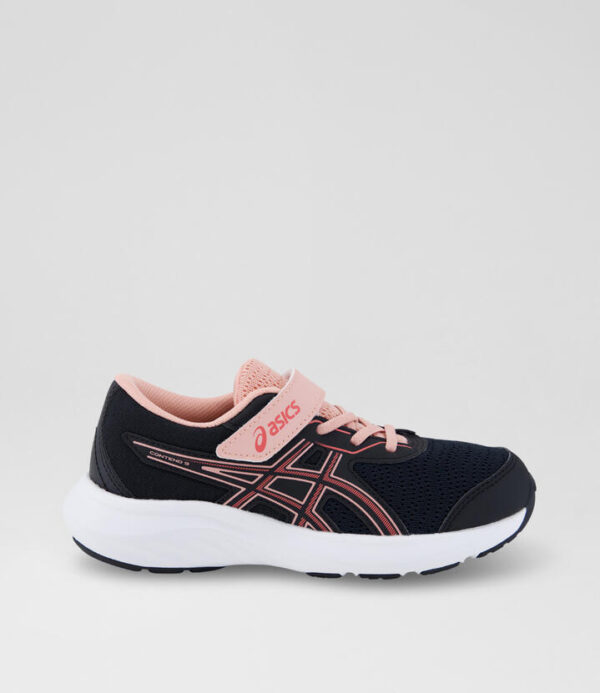 Contend 9 Junior Black Pink Mesh Sneakers