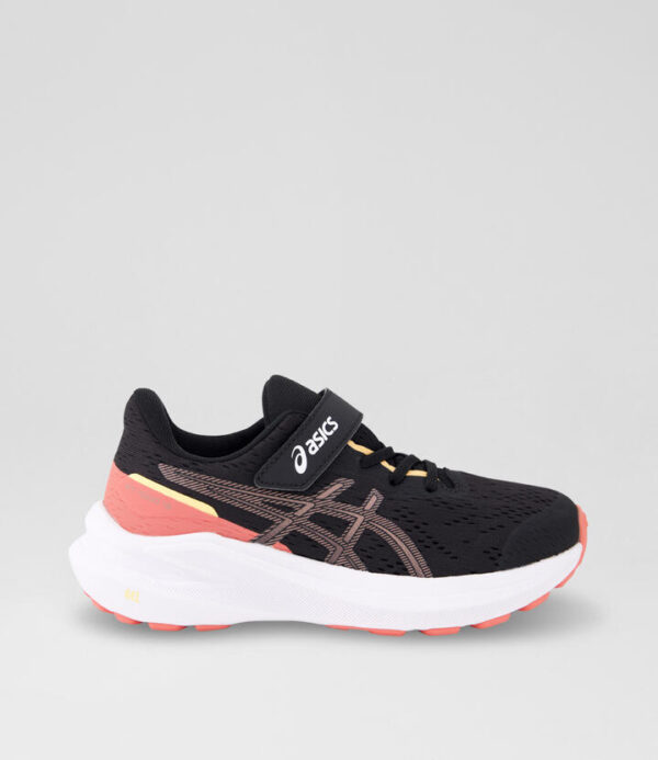 Gt 1000 13 Junior Black Red Mesh Sneakers