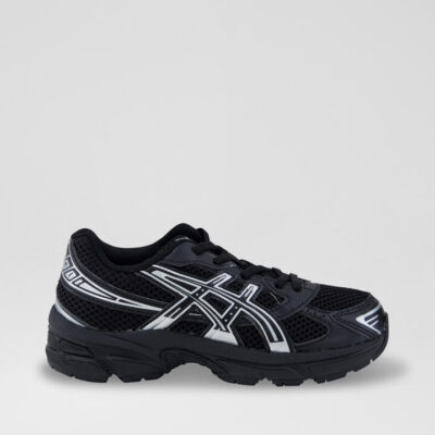 Gel 1130 Junior Black Silver Mesh Sneakers
