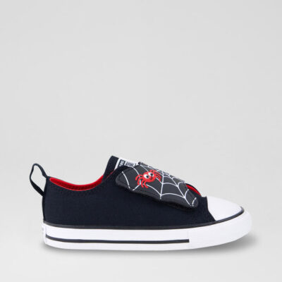 Ctas Ox Toddler Black White Red Fabric Sneakers
