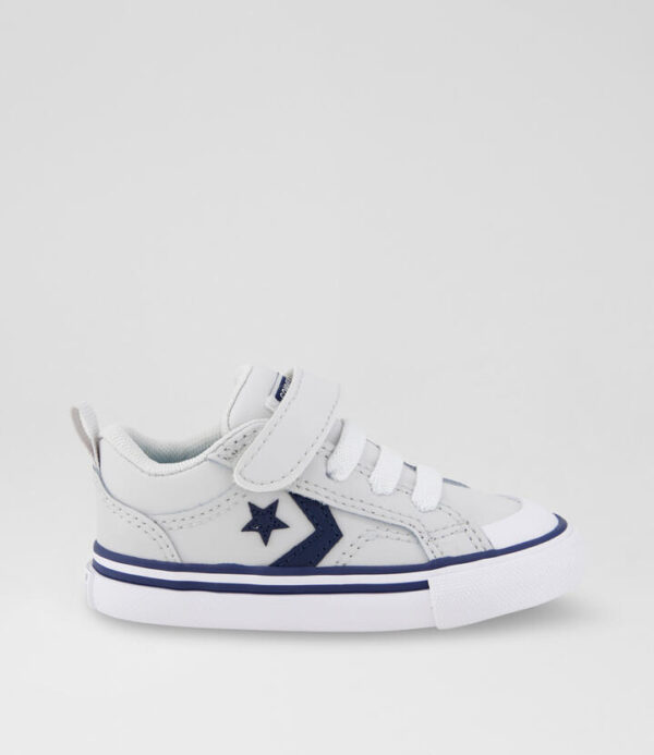 Pro Blaze Toddler Grey Navy Fabric Sneakers