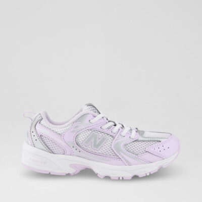 530 Junior Pink Silver Mesh Sneakers