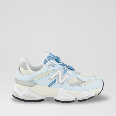 9060 Junior Blue Fabric Sneakers