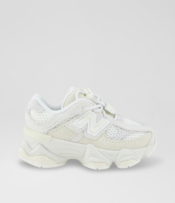 9060 Toddler Ivory Mesh Sneakers