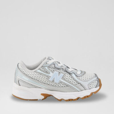 740 Toddler Grey Blue Mesh Sneakers