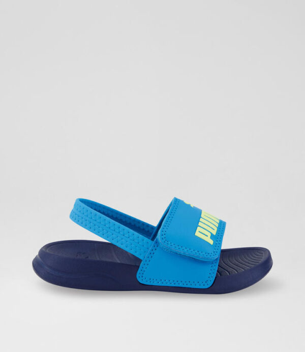 Popcat 20 Toddler Blue Fabric Sandals