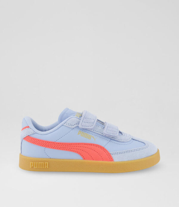 Club 2 Era Junior Blue Pink Fabric Sneakers