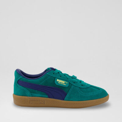 Palermo Junior Green Blue Mesh Sneakers