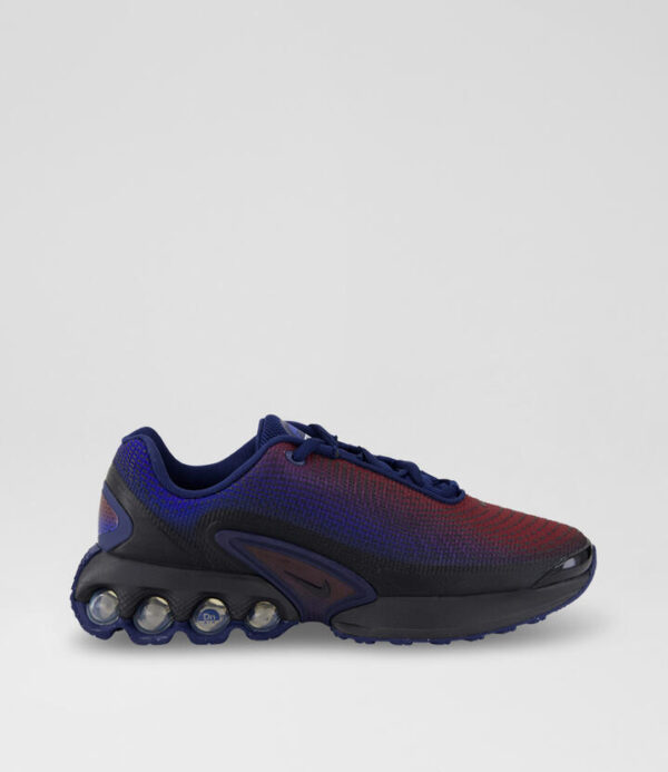 Air Max Dn8 Youth Black Red Fabric Sneakers