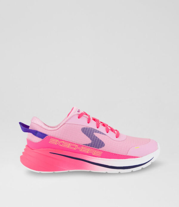 Wave 92 Junior Hot Pink Mesh Sneakers