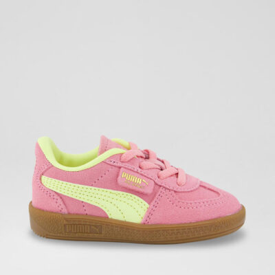 Palermo Toddler Pink Yellow Mesh Sneakers