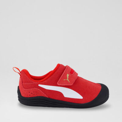 Kitten Premium Toddler Red White Mesh Sneakers
