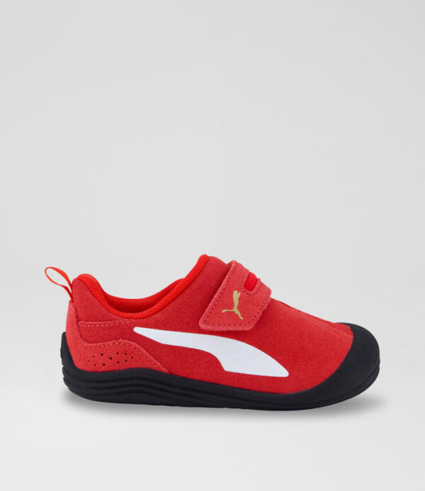 Kitten Premium Toddler Red White Mesh Sneakers
