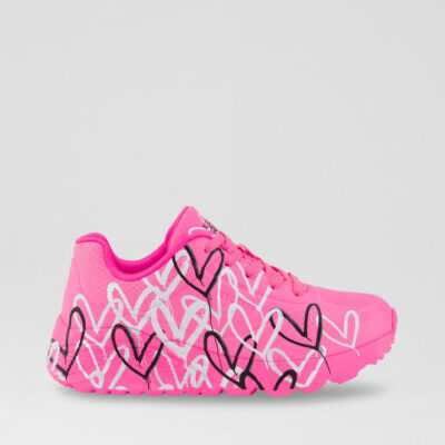 Uno Lite Junior Hot Pink Fabric Sneakers