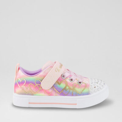 Twinkle Sparks Toddler Pink Multi Mesh Sneakers