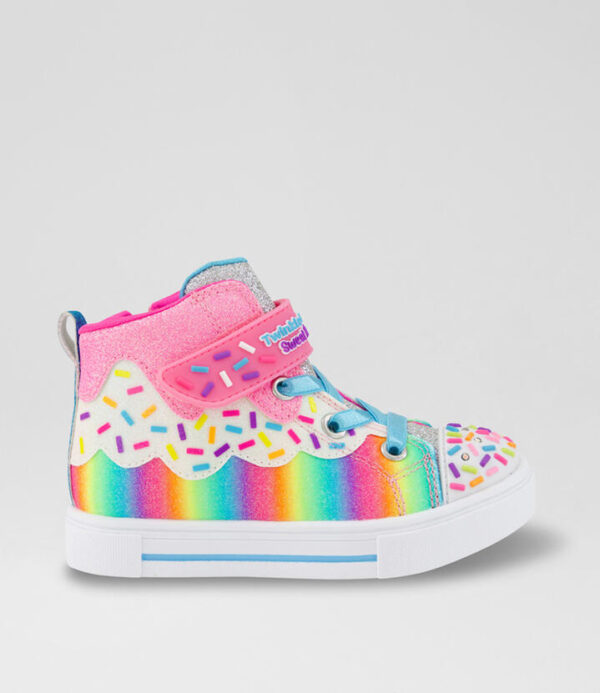 Twinkle Sparks Toddler Rainbow Fabric Sneakers