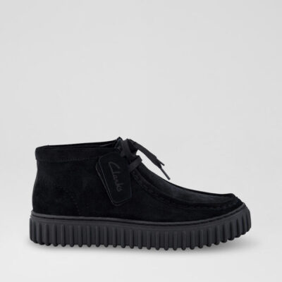 Tor Hill Junior Black Suede Ankle Boots
