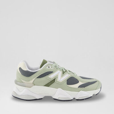 9060 Youth Garter Snake Green Mesh Sneakers