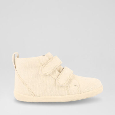 Su Grass Court High Infant Chalk Canvas Ankle Boots