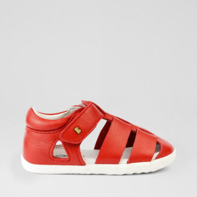 Su Tidal Infant Red Leather Flat Shoes