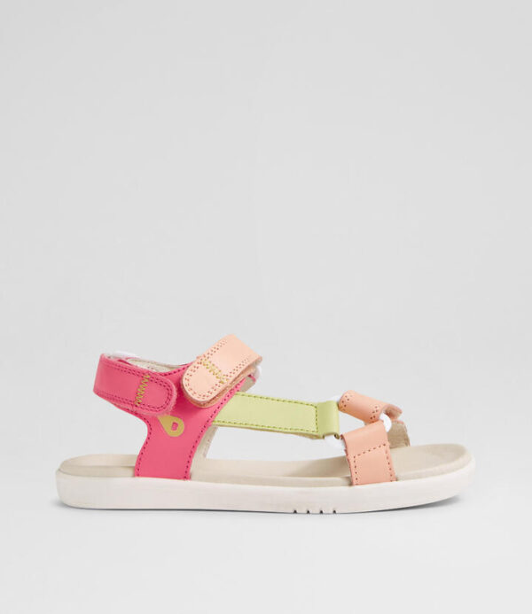 Kp Vine Junior Pink Lemonade Leather Sandals