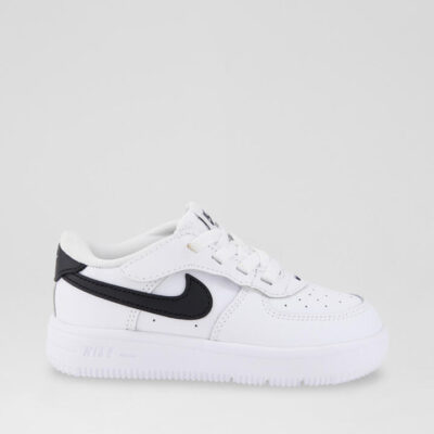 Air Force 1 Easy On Toddler White Black Leather Sneakers
