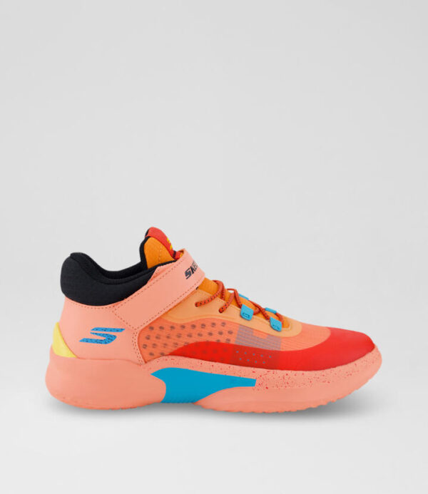 Court Hype Junior Orange Multi Sneakers