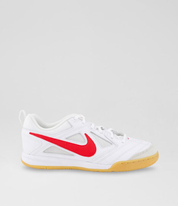 Gato Youth White Red Fabric Sneakers