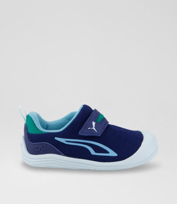 Kitten Mesh V Toddler Blue Fabric Sneakers