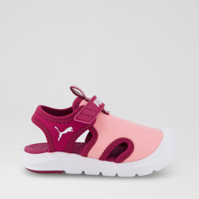 Fun Racer Toddler Pink Fabric Sandals