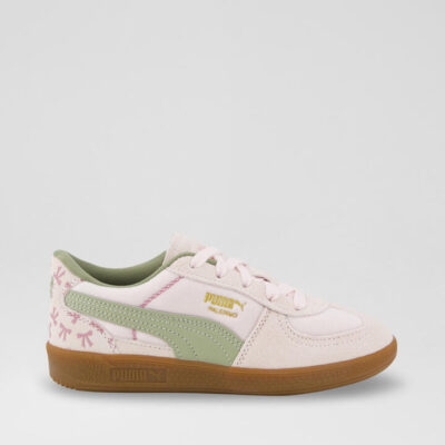Palermo Junior Khaki Fabric Sneakers