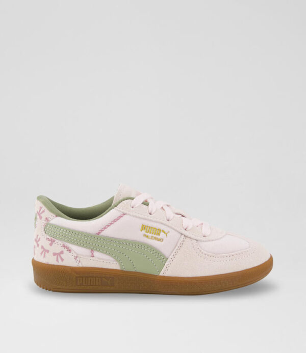 Palermo Junior Khaki Fabric Sneakers